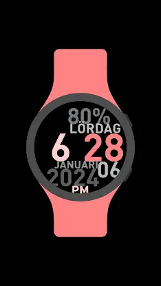 Huge Swedish Watch Face screenshot 3