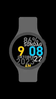 Huge Swedish Watch Face screenshot 1