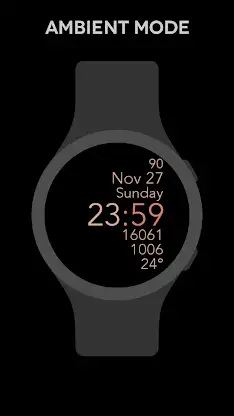 Peach Flowers Watch Face screenshot 5