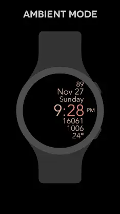 Peach Flowers Watch Face screenshot 4