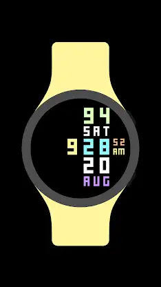 Pixelwatch Watch Face screenshot 1