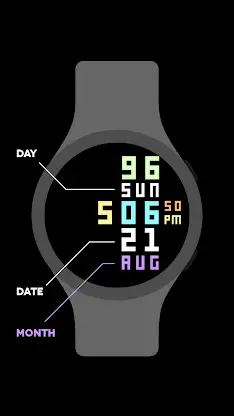 Pixelwatch Watch Face screenshot 3