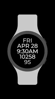 Readable Watch Face screenshot 1