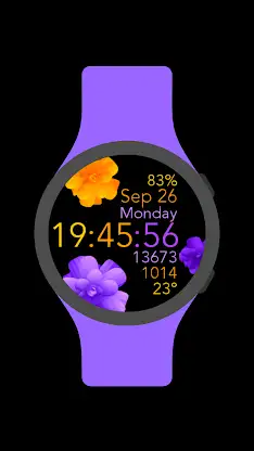 Yellow Purple Flowers screenshot 3