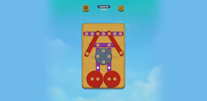 Nuts & Woods: Screw Puzzle — Android game banner
