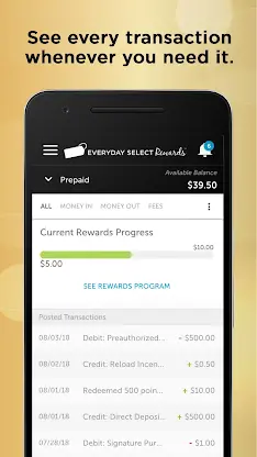 Everyday Select Rewards Visa screenshot 2