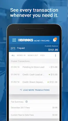 Brink's Money Paycard screenshot 1
