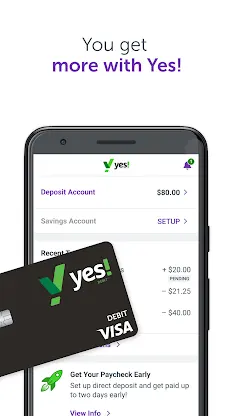 Yes! Debit screenshot 1