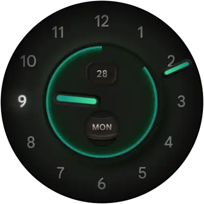 Neumorphic Analog Watch Face screenshot 6