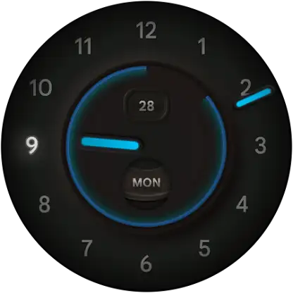 Neumorphic Analog Watch Face screenshot 5