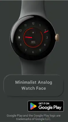 Neumorphic Analog Watch Face screenshot 1