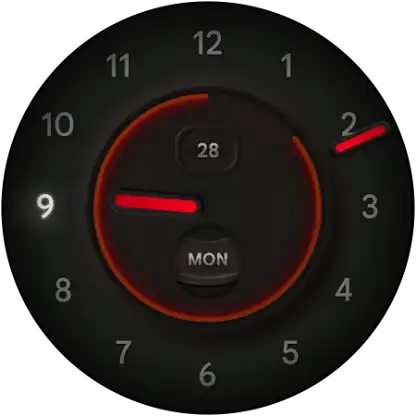 Neumorphic Analog Watch Face screenshot 4