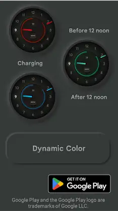 Neumorphic Analog Watch Face screenshot 3