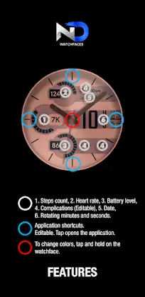 Rotating Watchface — NDW064 screenshot 8