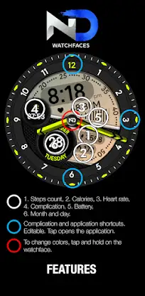 Sport Watchface — NDW033 screenshot 8