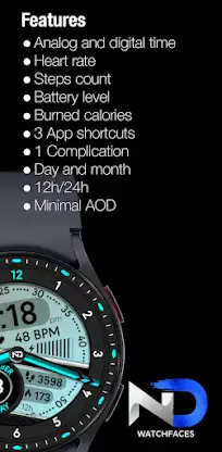 Sport Watchface — NDW033 screenshot 5