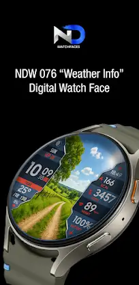 Weather Watchface — NDW076 screenshot 1