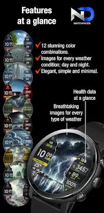 Weather Watchface — NDW076 screenshot 3