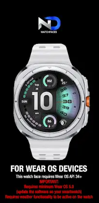 Gradient Watchface —NDW075 screenshot 5