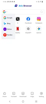 Arix Browser screenshot 3