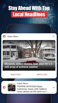 Quick News: Local & Breaking screenshot 5