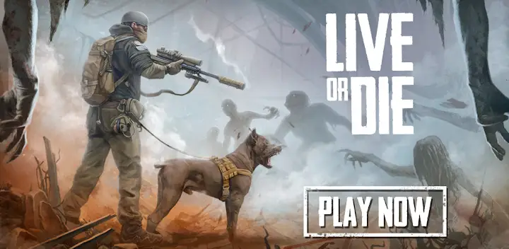Live or Die 1: Zombie Survival — Android game banner
