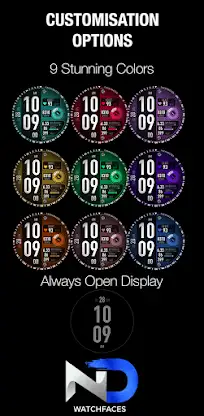 Cyber Watchface — NDW046 screenshot 4