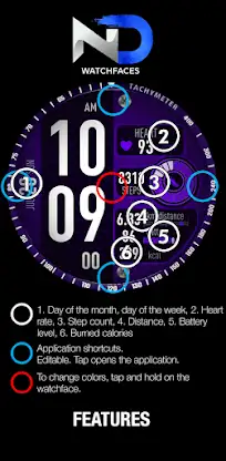 Cyber Watchface — NDW046 screenshot 8