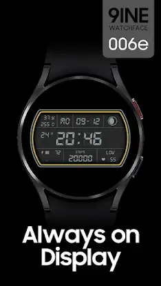 9INE 006e: Digital watch face screenshot 5