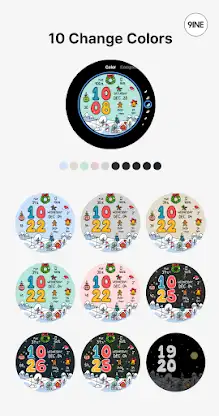 NW075_lite: Digital watch face screenshot 2