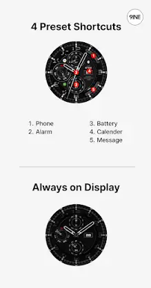 NW077: Analog watch face screenshot 4