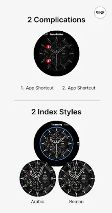 NW077: Analog watch face screenshot 3