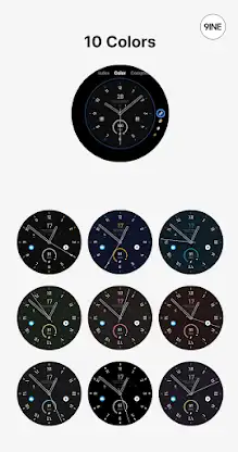 NW092 Darkness: Watch face screenshot 2