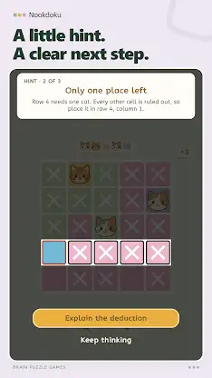 Nookdoku: Brain Puzzle Games screenshot 3