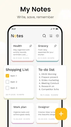 Notes App: Notepad & Tasks screenshot 1