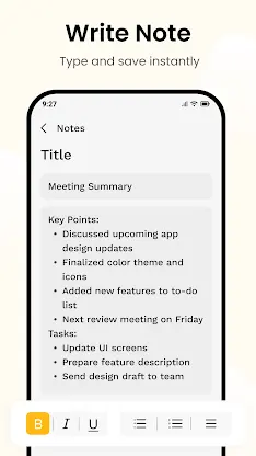 Notes App: Notepad & Tasks screenshot 3