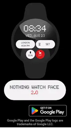Nothing Watch Face 2.0 screenshot 1