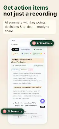 NotizAI: AI Lecture Note Taker screenshot 2