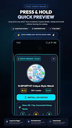 N-SPORT Companion Watch Face screenshot 2