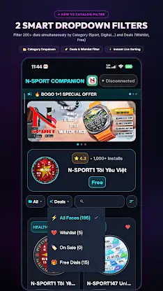 N-SPORT Companion Watch Face screenshot 6