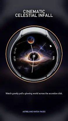 Black Hole Animated Watch Face screenshot 2