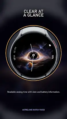 Black Hole Animated Watch Face screenshot 3