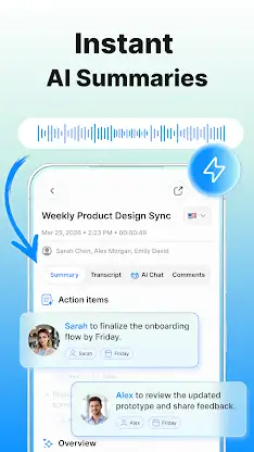 Meetix: Smart AI Meeting Notes screenshot 1