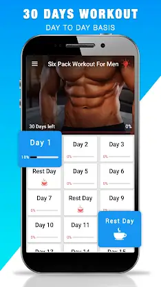 Abs Workout for Men - Six Pack screenshot 1