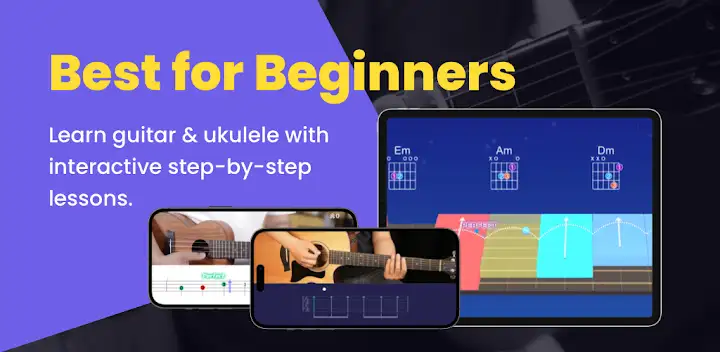 OKMusician: Guitar & Ukulele — Android app banner