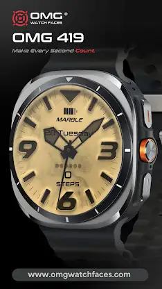 OMG 419 - Analog Watch Face screenshot 5