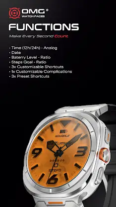 OMG 419 - Analog Watch Face screenshot 2