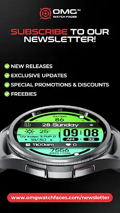OMG 417 - Digital Watch Face screenshot 8