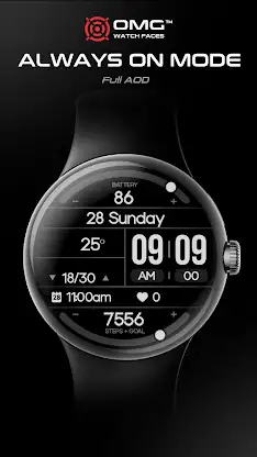 OMG 417 - Digital Watch Face screenshot 6