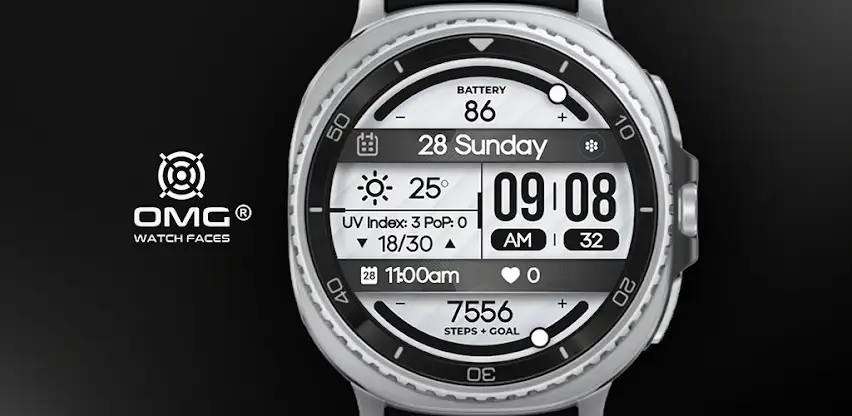 OMG 417 - Digital Watch Face screenshot 1